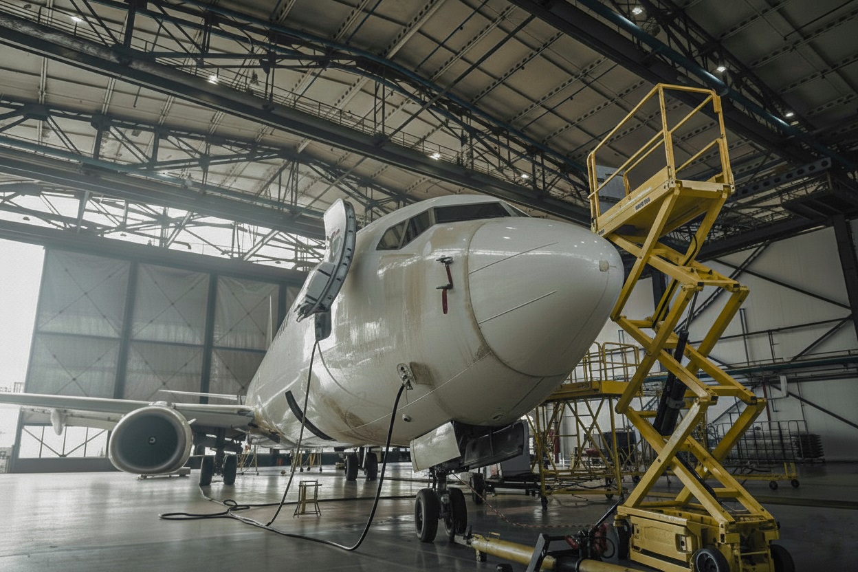 Aircraft technical cleaning
