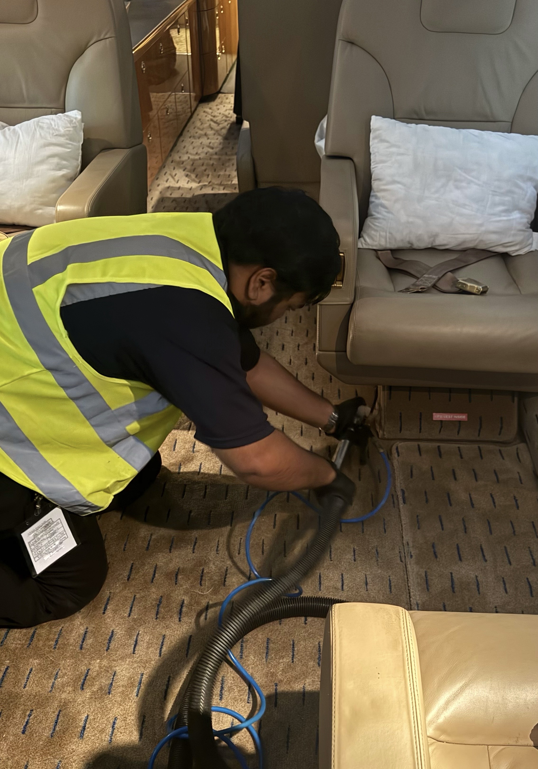 Aircraft interior services