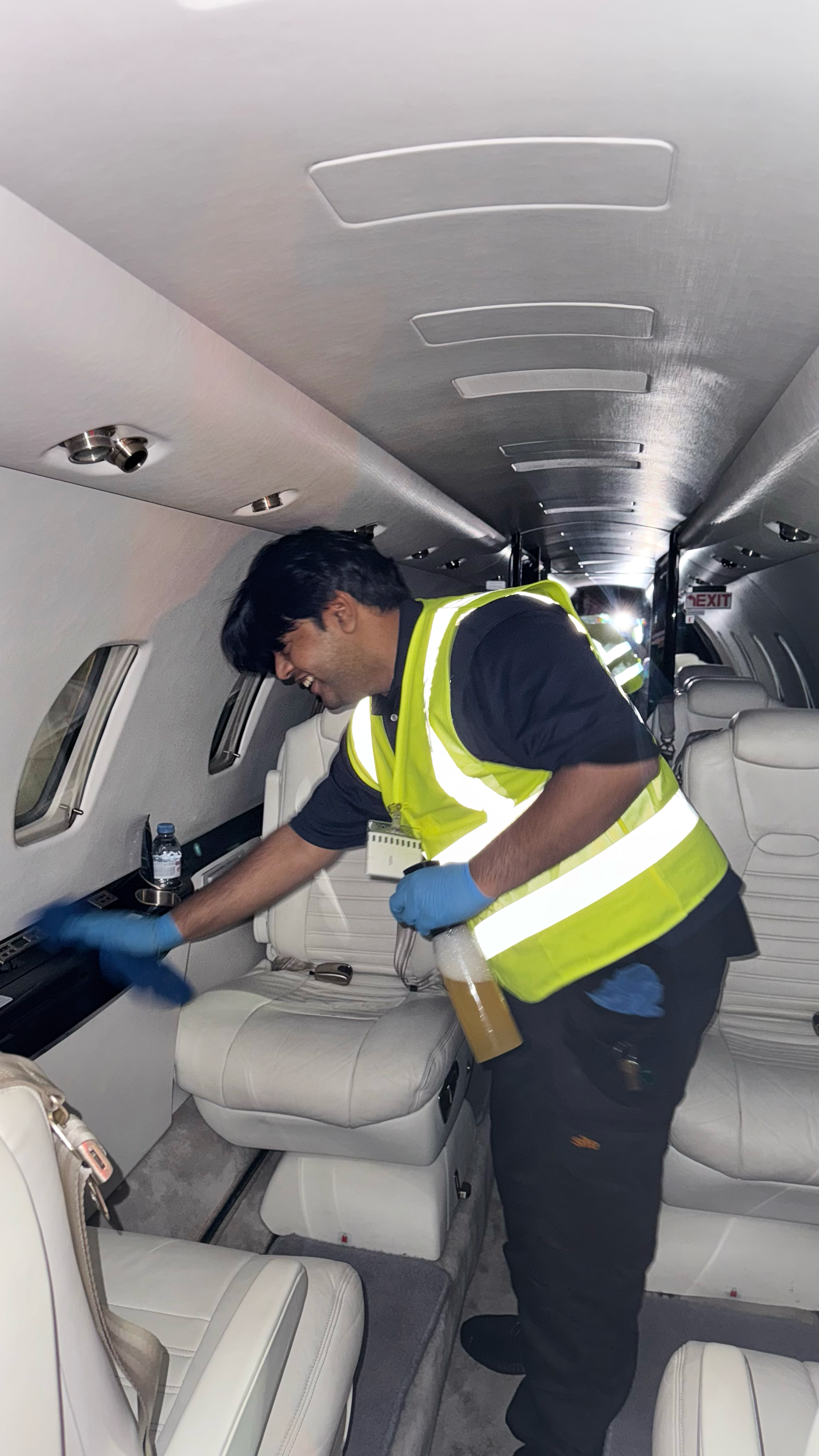 Planeguard aircraft detailing operations