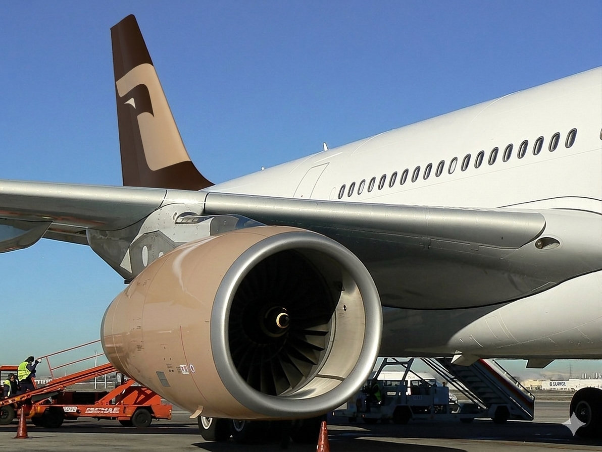 Aircraft vinyl branding