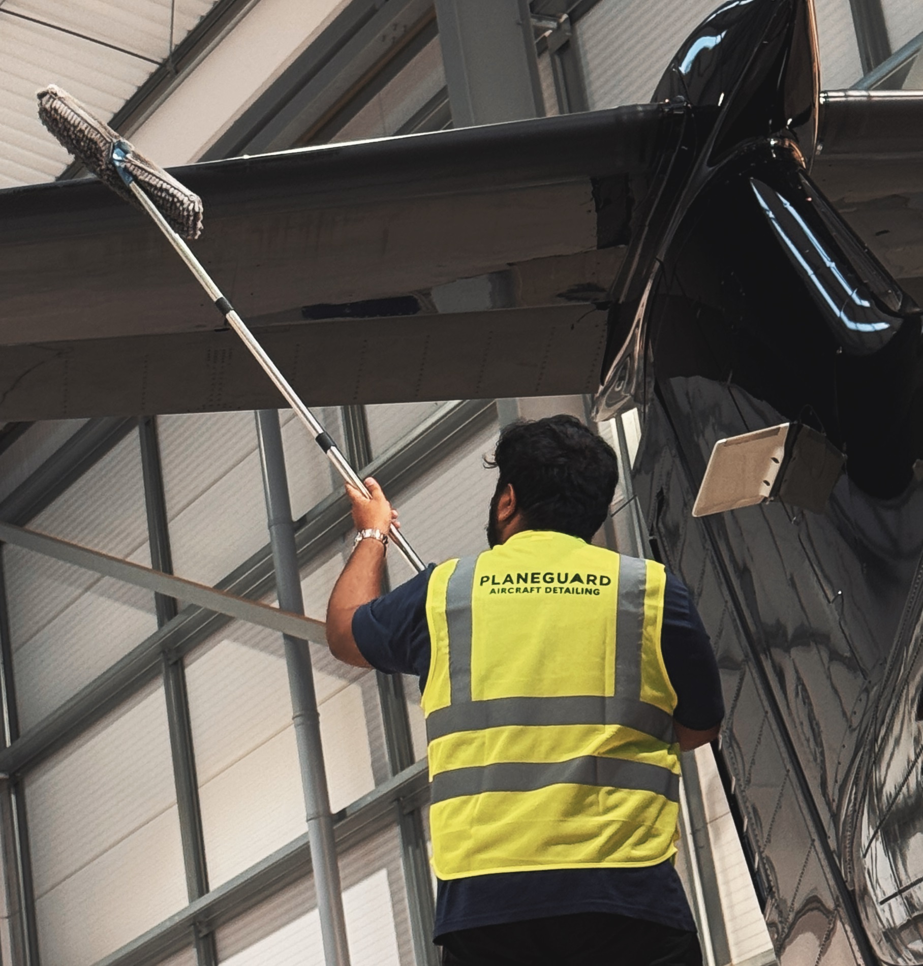 Aviation Detailing aircraft exterior